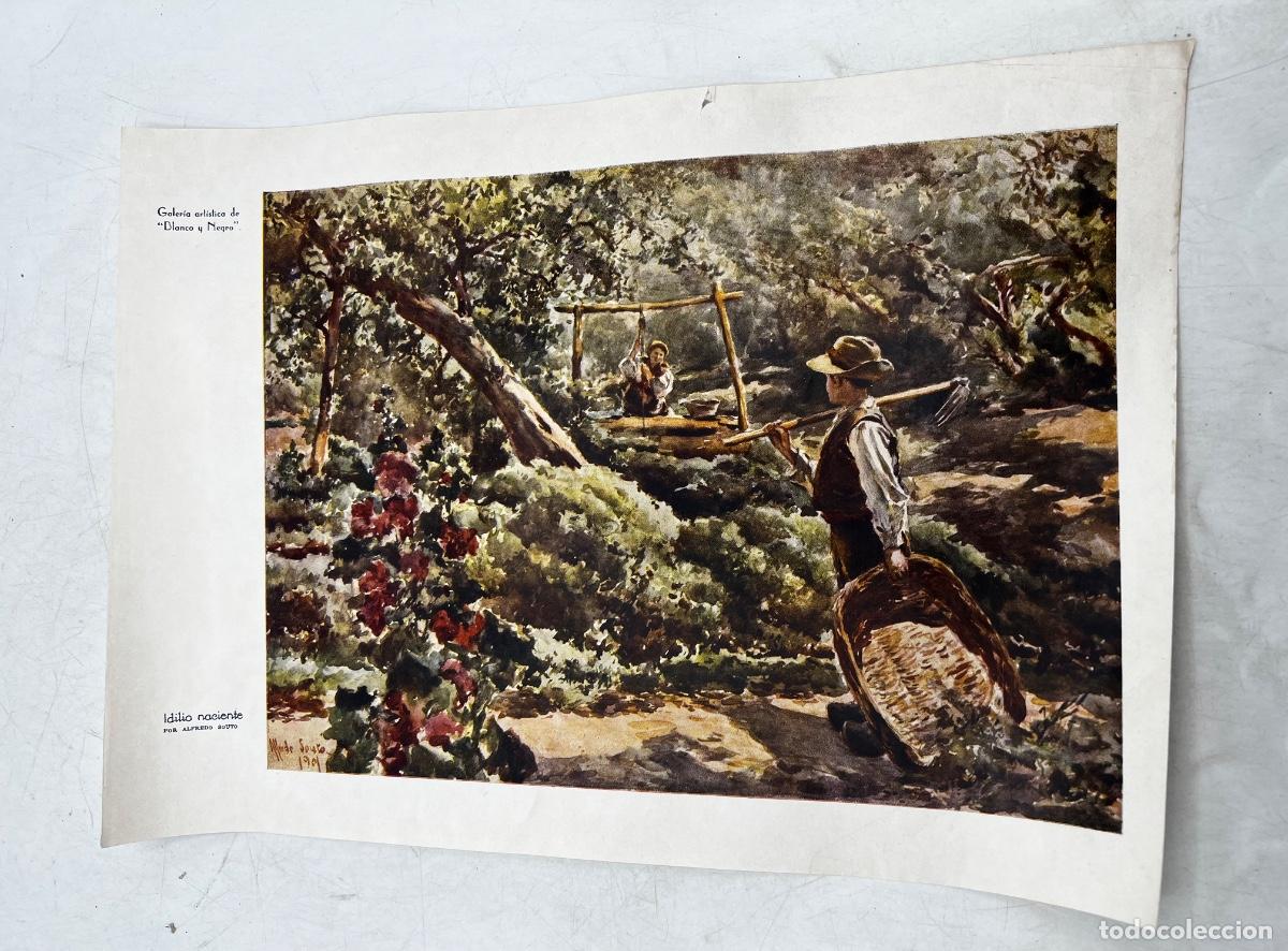 Coleccionismo: L&Aacute;MINA. IDILIO NACIENTE. POR ALFREDO SOUTO. GALER&Iacute;A ART&Iacute;STICA DE BLANCO Y NEGRO.