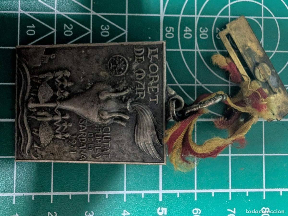 Coleccionismo: MEDALLA DE PLATA, LLORET DE MAR, CIUTAT PUBILLA DE LA SARDANA, 1971, HOMENATGE ALS CORS DE CLAVE