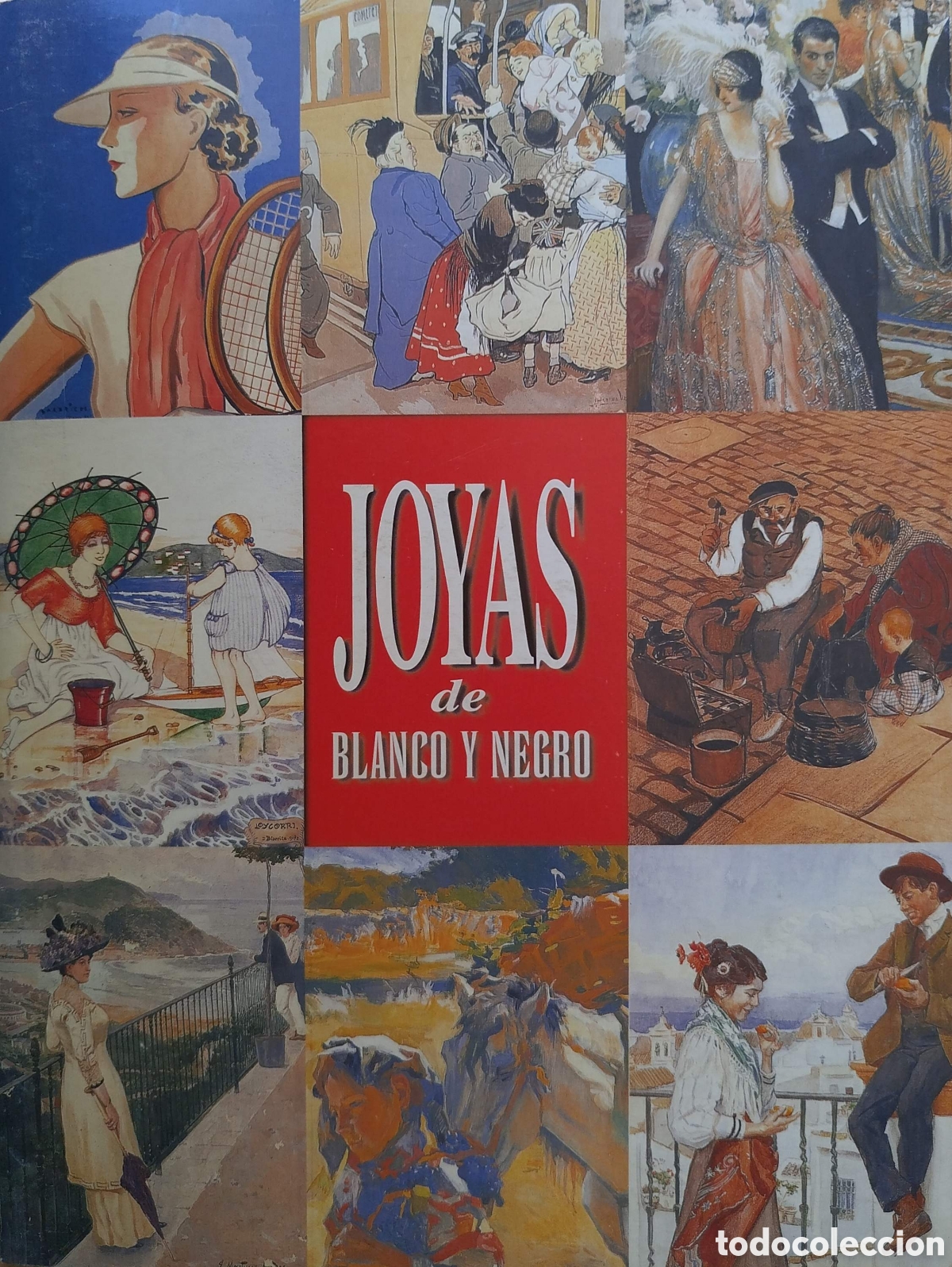 Coleccionismo: Joyas de Blanco y Negro. Carpeta con 12 l&aacute;minas.