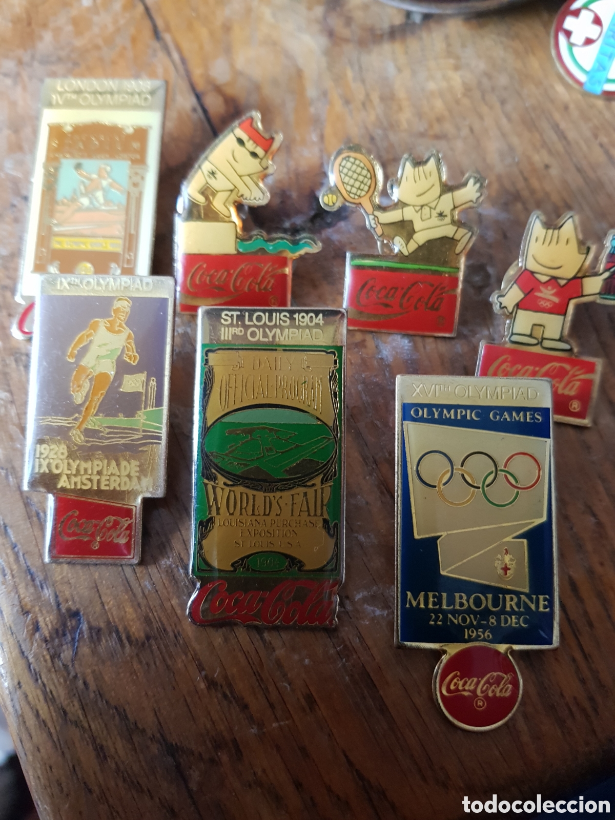 Coleccionismo: LOTE DE PINES DE COCA COLA - Foto 1