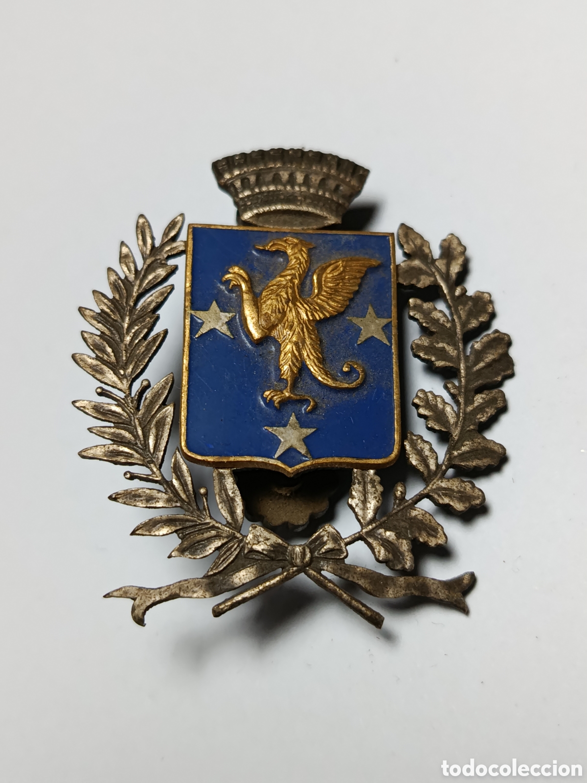 Coleccionismo: Antigua insignia Arzignano , V&eacute;neto. Rara