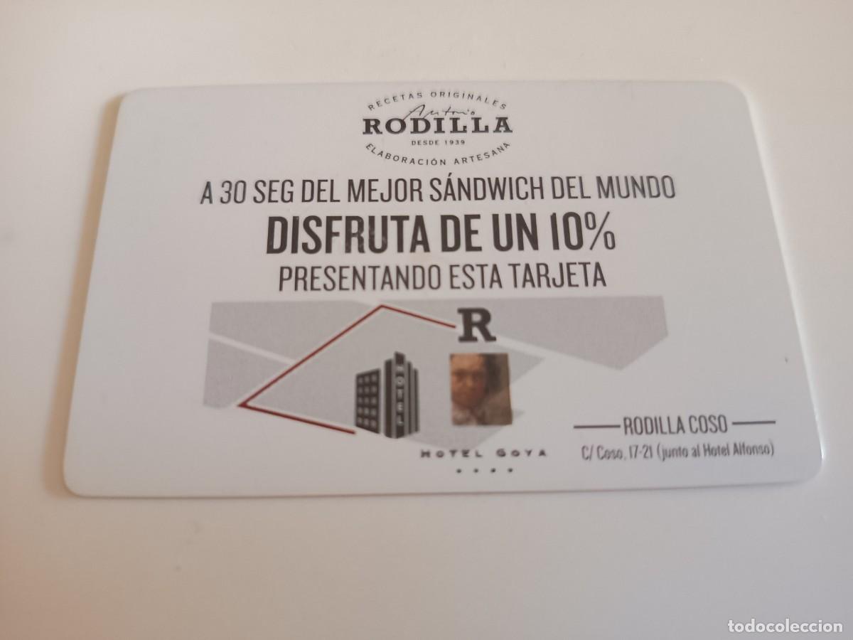 Coleccionismo: LLAVE DE HOTEL GOYA DE ZARAGOZA - Foto 2