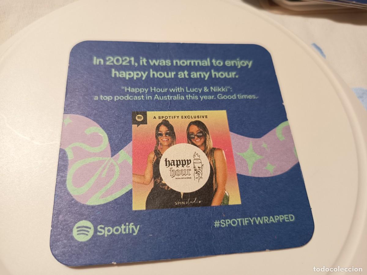 Coleccionismo: POSAVASOS DE PLATAFORMA SPOTIFY - Foto 2