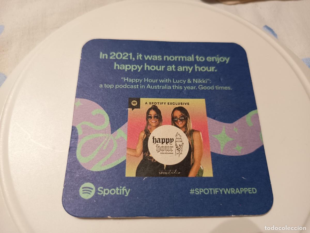 Coleccionismo: POSAVASOS DE PLATAFORMA SPOTIFY - Foto 2