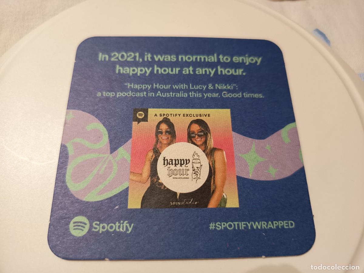 Coleccionismo: POSAVASOS DE PLATAFORMA SPOTIFY - Foto 2