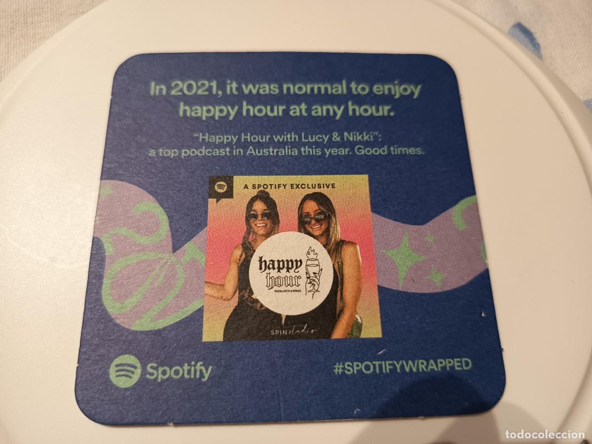 Coleccionismo: POSAVASOS DE PLATAFORMA SPOTIFY - Foto 1