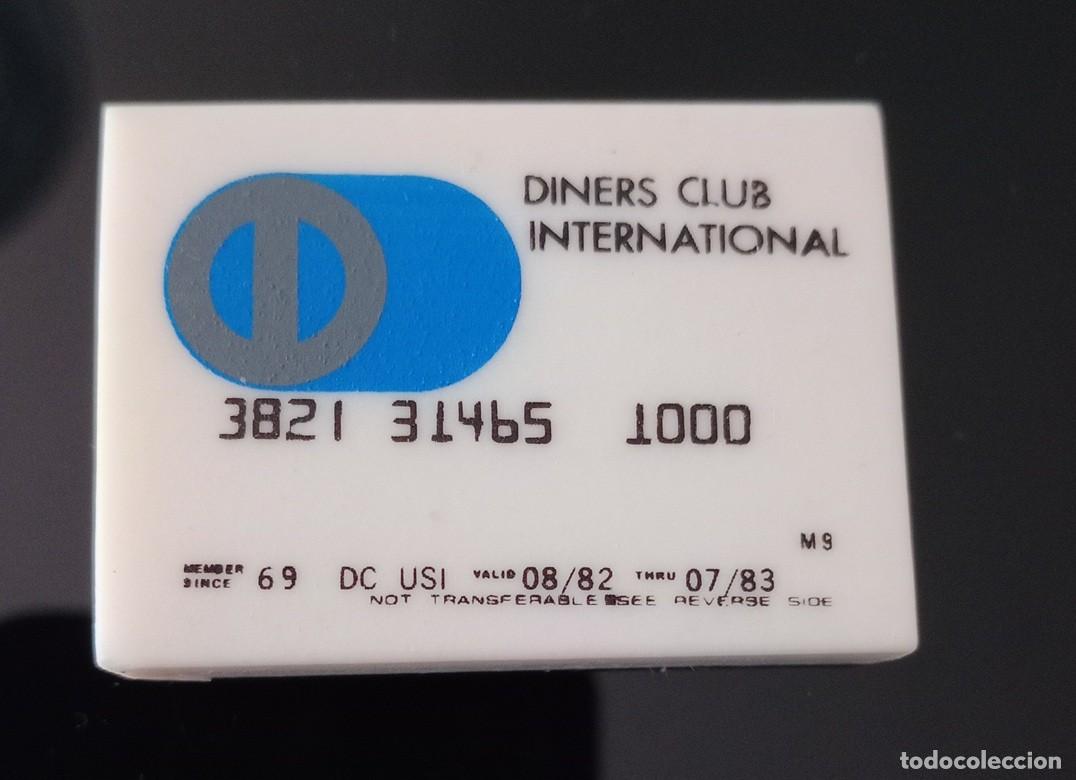 Sammeln: Propaganda tarjeta credito Diners Club USA goma de borrar eraser