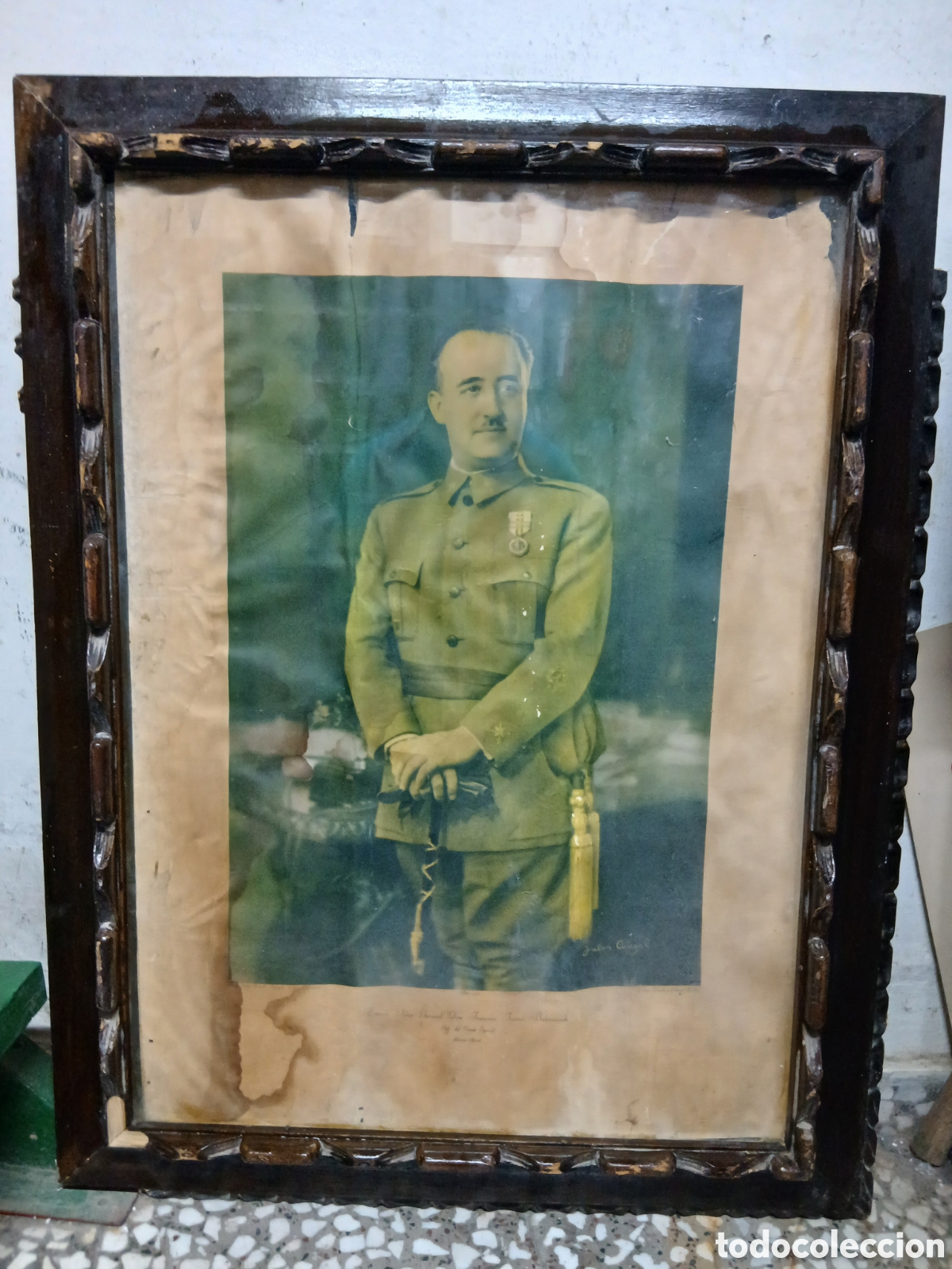 Coleccionismo: Cuadro Oficial De Francisco Franco