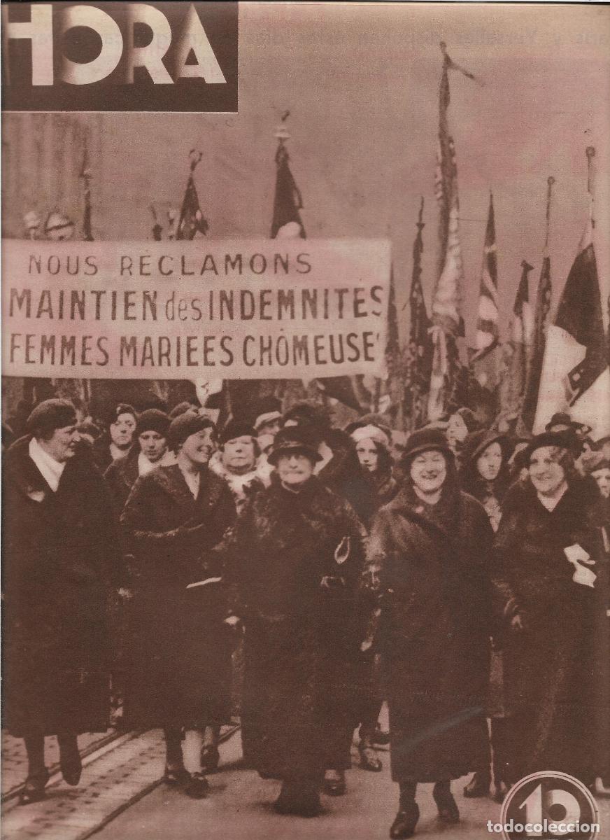 Coleccionismo: 1933 BELGICA MANIFESTACION MUJERES CASADAS NO QUIEREN EL DINERO SUS MARIDOS SUPRESION SUBSIDIO PARO