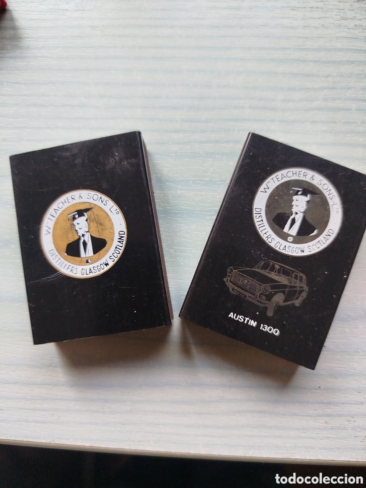 Coleccionismo: 2 cajas cerillas teacher's whisky.austin 1300