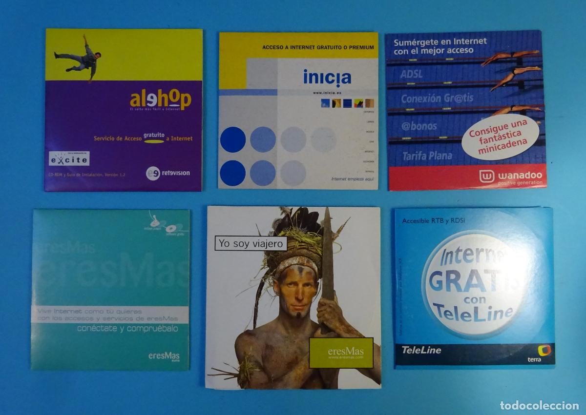 Coleccionismo: LOTE SEIS CD ACCESO A INTERNET - Foto 1