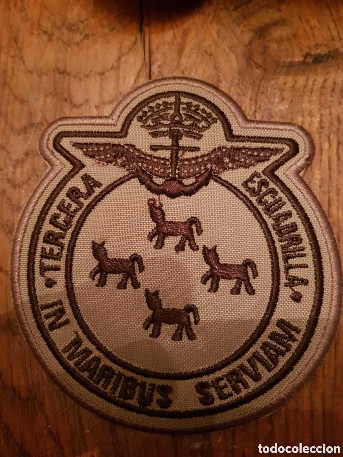 Coleccionismo: PARCHE BORDADO MILITAR