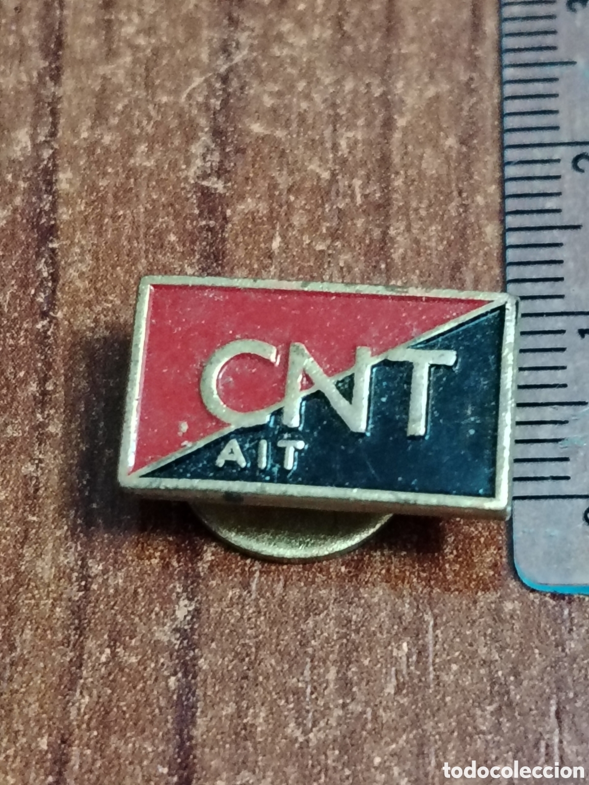 Coleccionismo: Insignia antigua CNT AIT - Foto 3