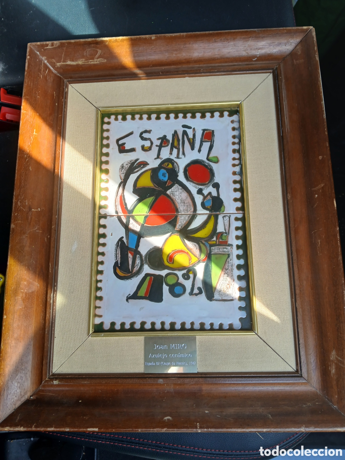 Coleccionismo: Joan miro Azulejo mundial 82