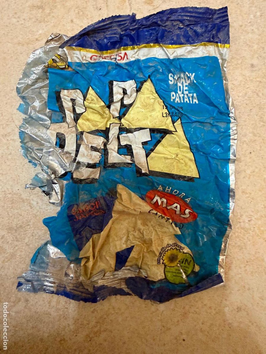Coleccionismo: Envoltorio papa delta con tira regalos