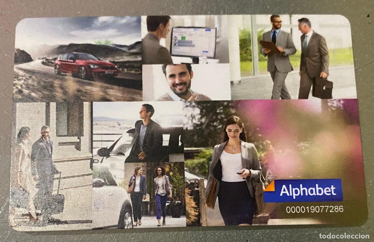 Collectionnisme: Llave electr&oacute;nica de coche de alquiler. Tipo tarjeta de cr&eacute;dito. Empresa Alphabet. Buen estado.