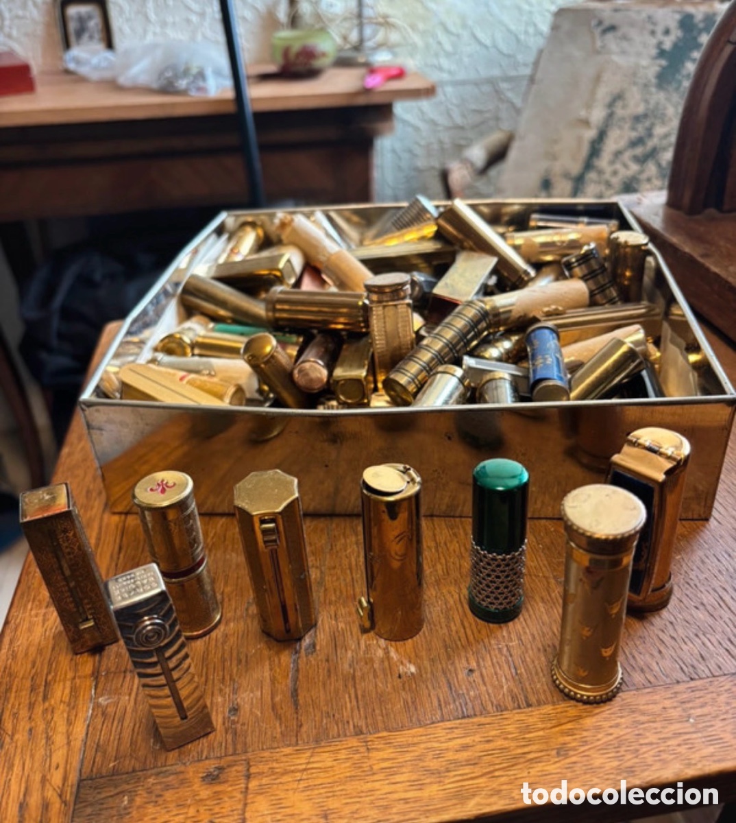 Coleccionismo: Lote de 100 barras de labios, pintalabios antiguas a&ntilde;os 20-40