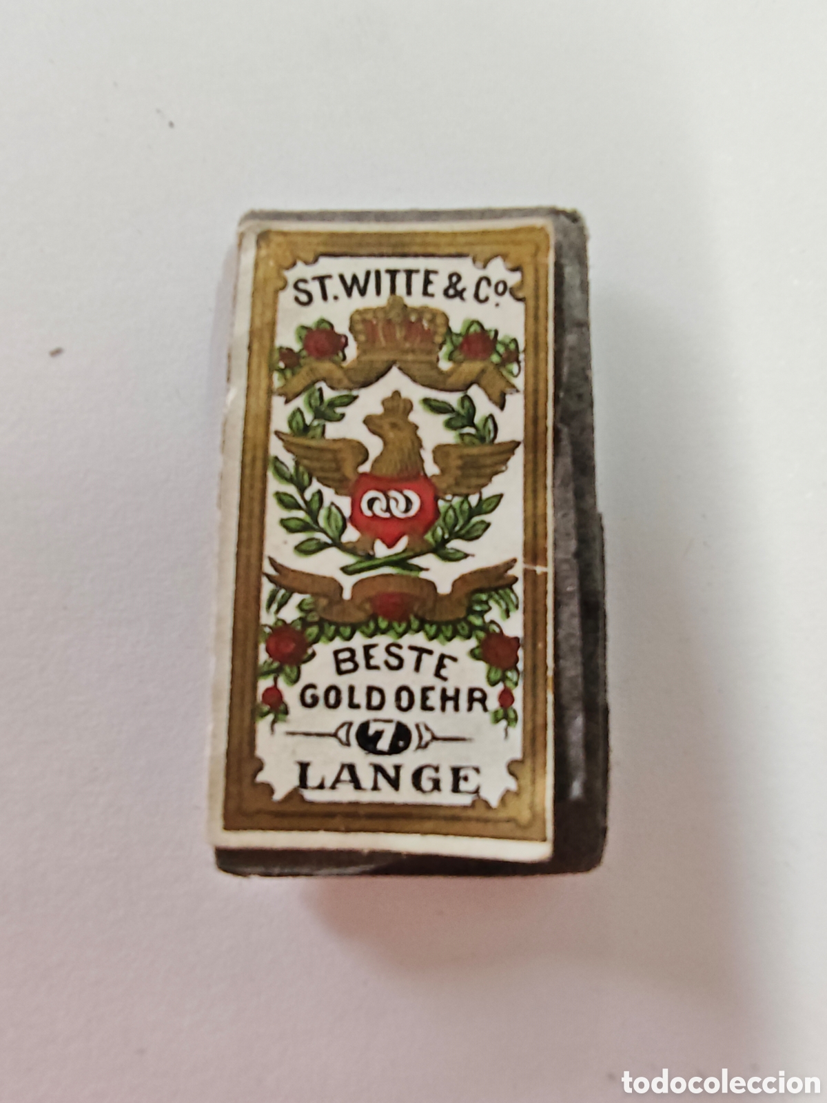 Coleccionismo: SOBRE DE agujas ST. Witte & co. - 7 LANGE - CAR124