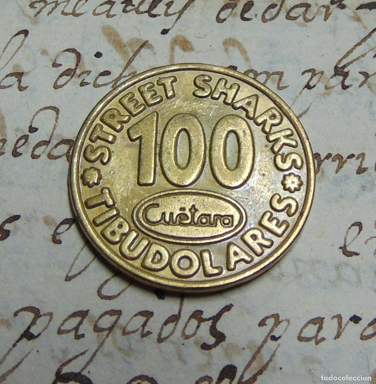 Coleccionismo: MONEDA STREET SHARKSN 100 TIBUDOLARES CUETARA 1996