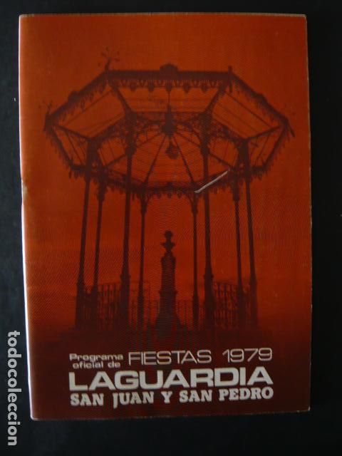 Coleccionismo: LAGUARDIA ALAVA PROGRAMA DE FIESTAS DE SAN JUAN Y SAN PEDRO 1979