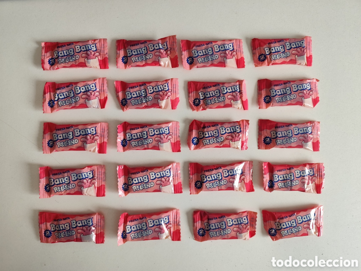 Coleccionismo: Lote de 20 chicles Bang Bang sin abrir. A&ntilde;os 80/90