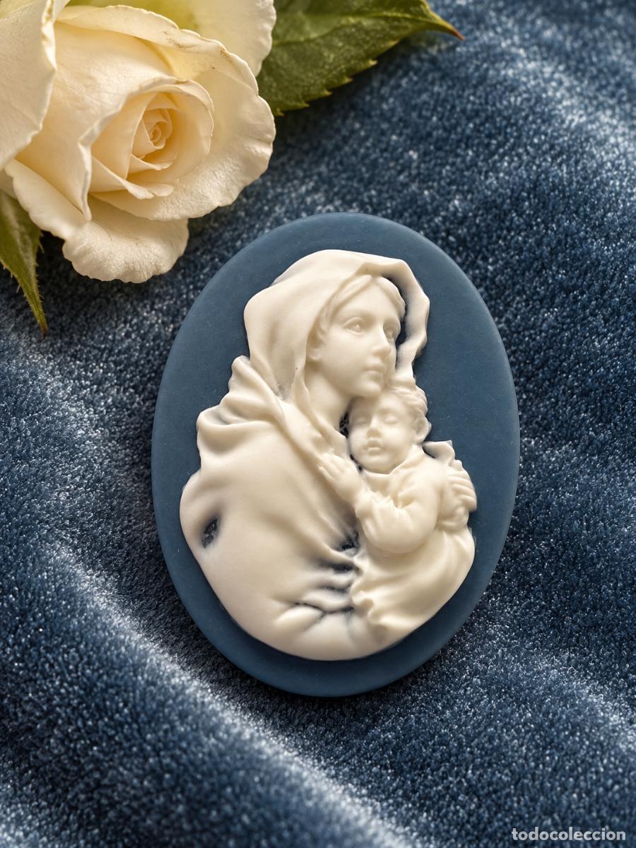 Coleccionismo: Camafeo Madonna madre con ni&ntilde;o