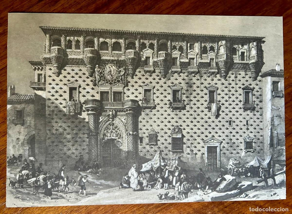 Coleccionismo: GUADALAJARA PALACIO DEL DUQUE DEL INFANTADO - REPRODUCCI&Oacute;N DE GRABADO DE VILLAAMIL - BOEHRINGER S.A.
