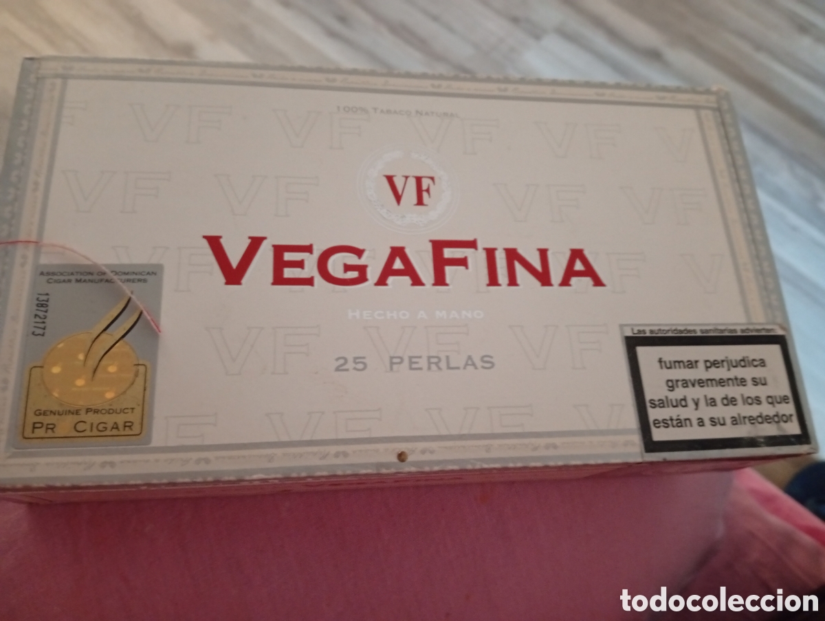 Coleccionismo: Caja puros vegafina vac&iacute;a