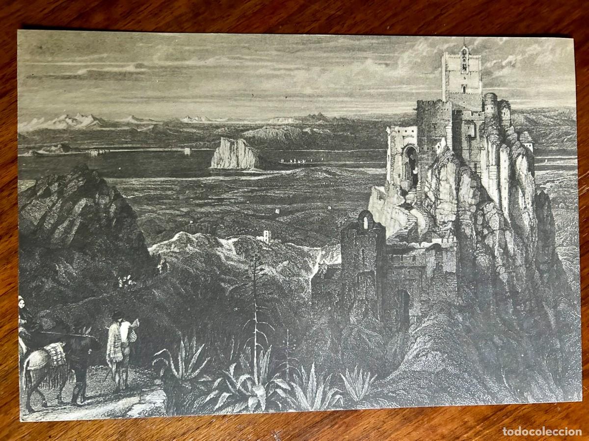Coleccionismo: GAUC&Iacute;N Y EL PE&Ntilde;&Oacute;N DE GIBRALTAR - REPRODUCCI&Oacute;N DE GRABADO DE D. ROBERTS - BOEHRINGER S.A.