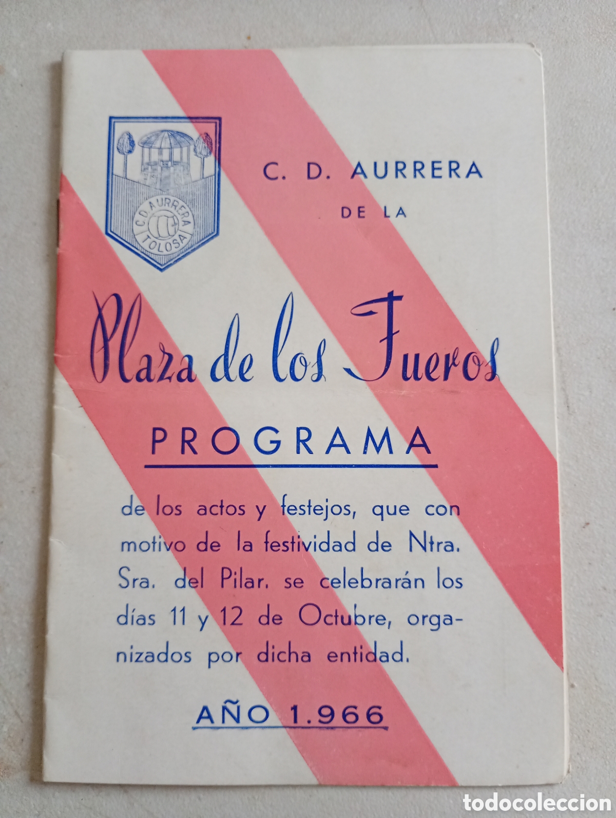 Coleccionismo: C.D.Aurrera de la Plaza de los Fueros