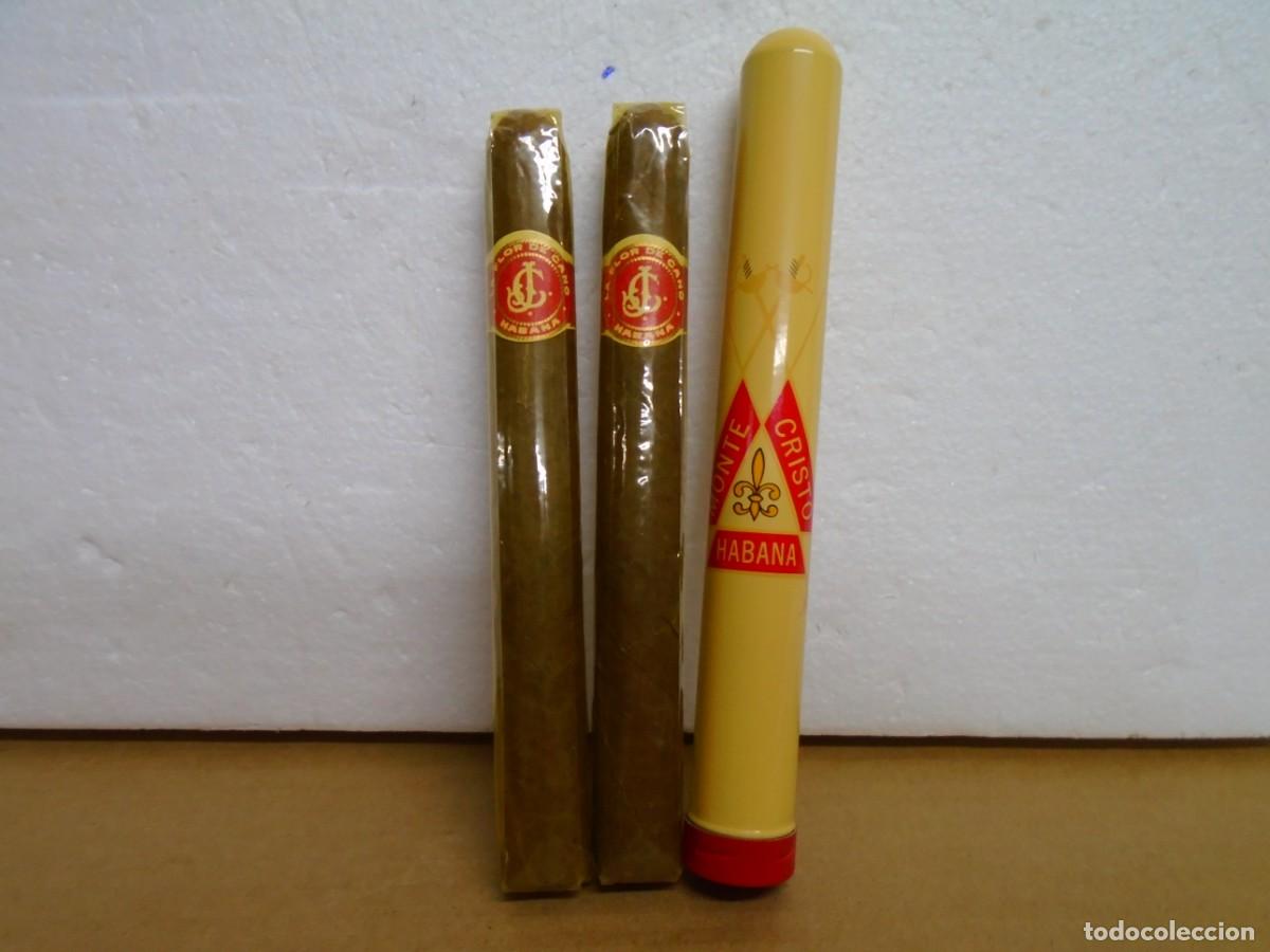 Coleccionismo: HABANA(CUBA)LOTE DE CIGARROS,FLOR DE CANO(2) Y MONTECRISTO(TUBO)