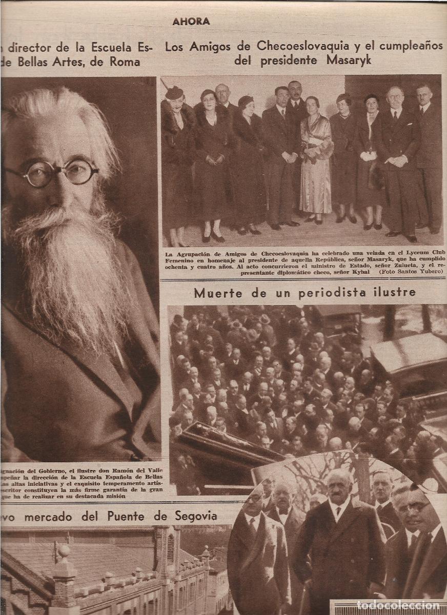 Coleccionismo: A&Ntilde;O 1933 MUERTE ENTIERRO PERIODISTA DANIEL LOPEZ DIRECTOR DIARIO UNIVERSAL ASISTENCIA DE ROMANONES