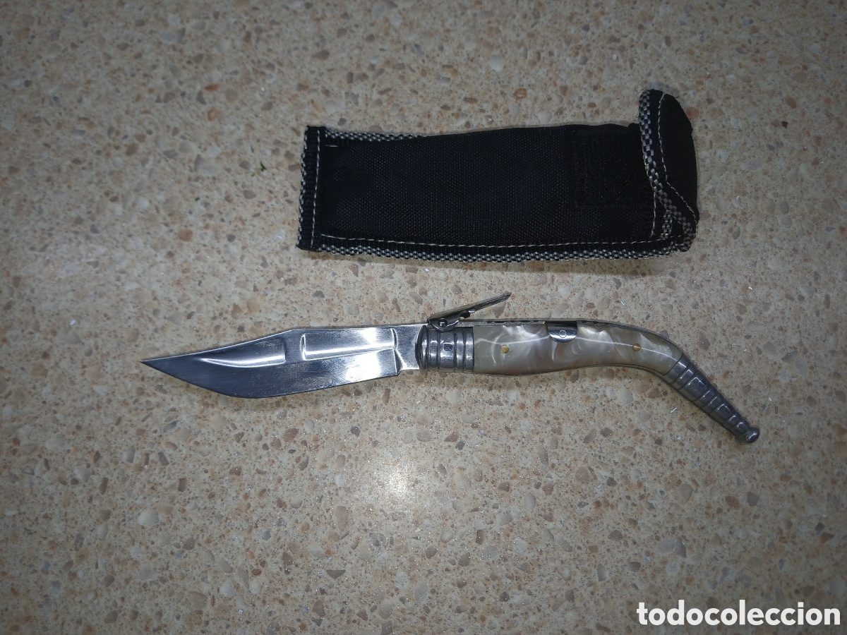 Coleccionismo: NAVAJA DE CARRACA DE 6 PUNTOS 18 CM ABIERTA.
