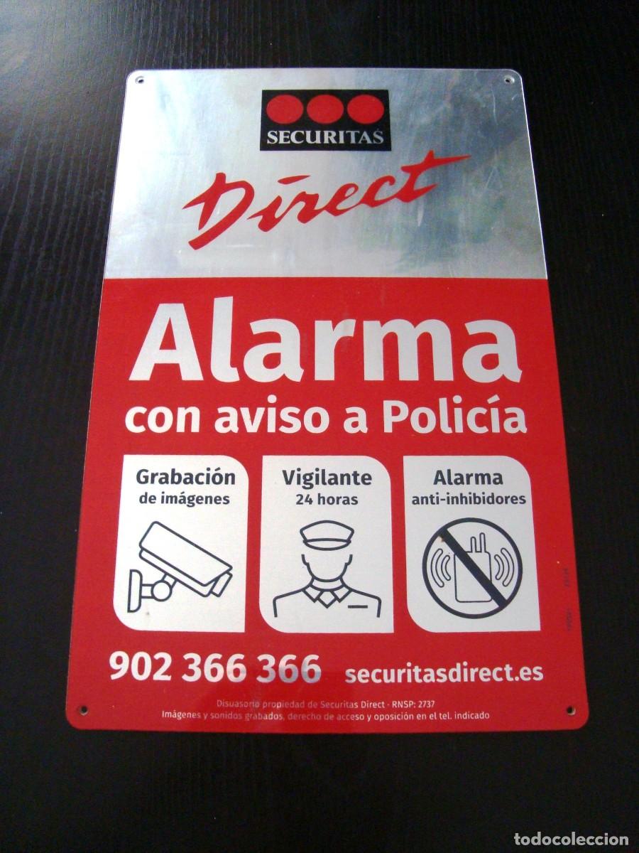 Coleccionismo: PLACA EXTERIOR SECURITAS DIRECT ALARMA