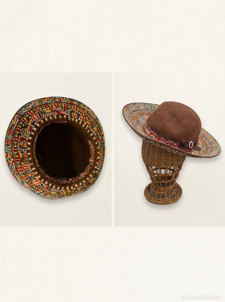 Coleccionismo: Sombrero tradicional andino de Fieltro