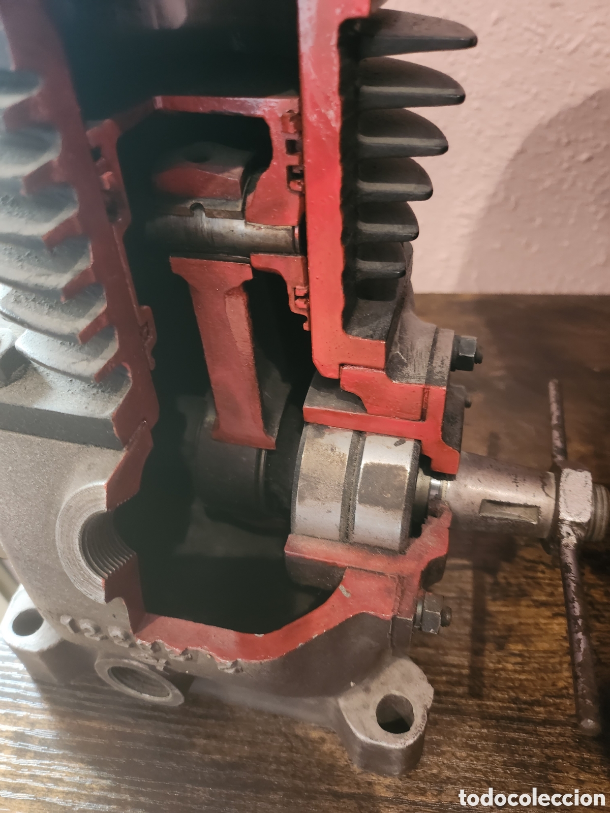 Coleccionismo: Compresor de piston corte autoescuela - Foto 6
