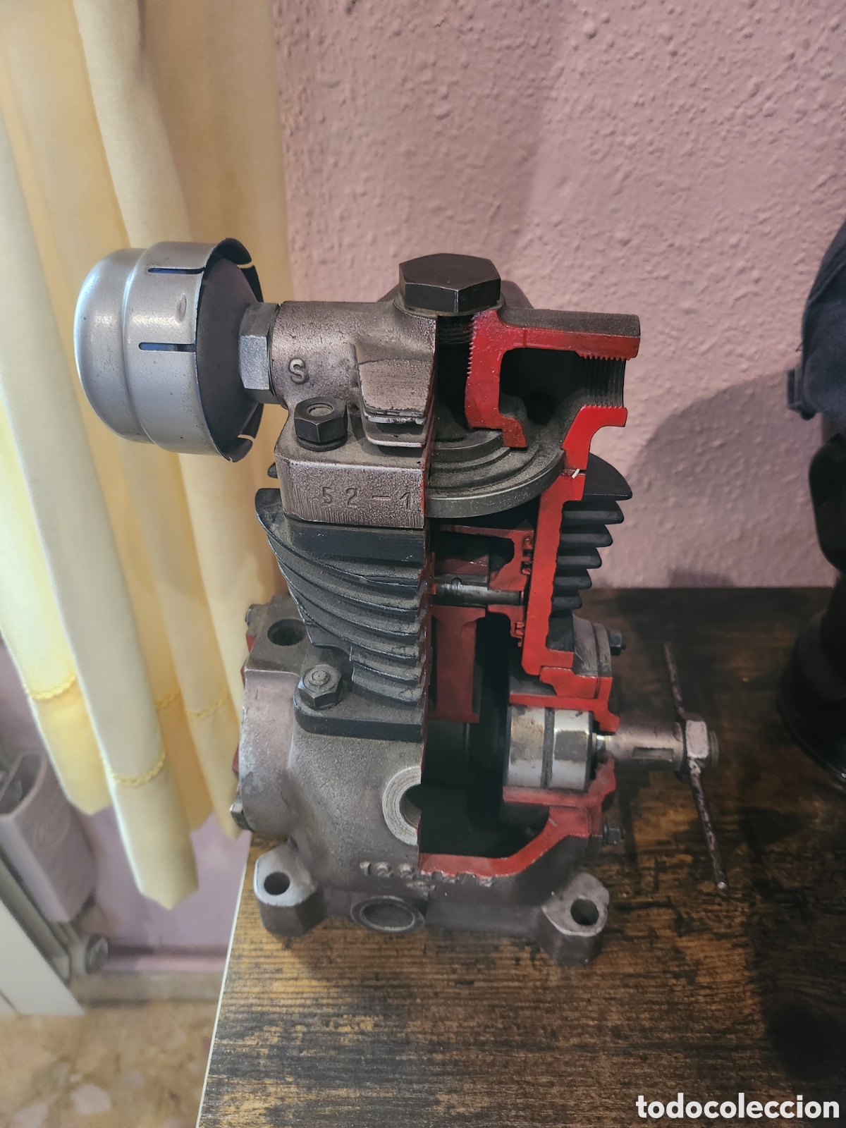 Coleccionismo: Compresor de piston corte autoescuela