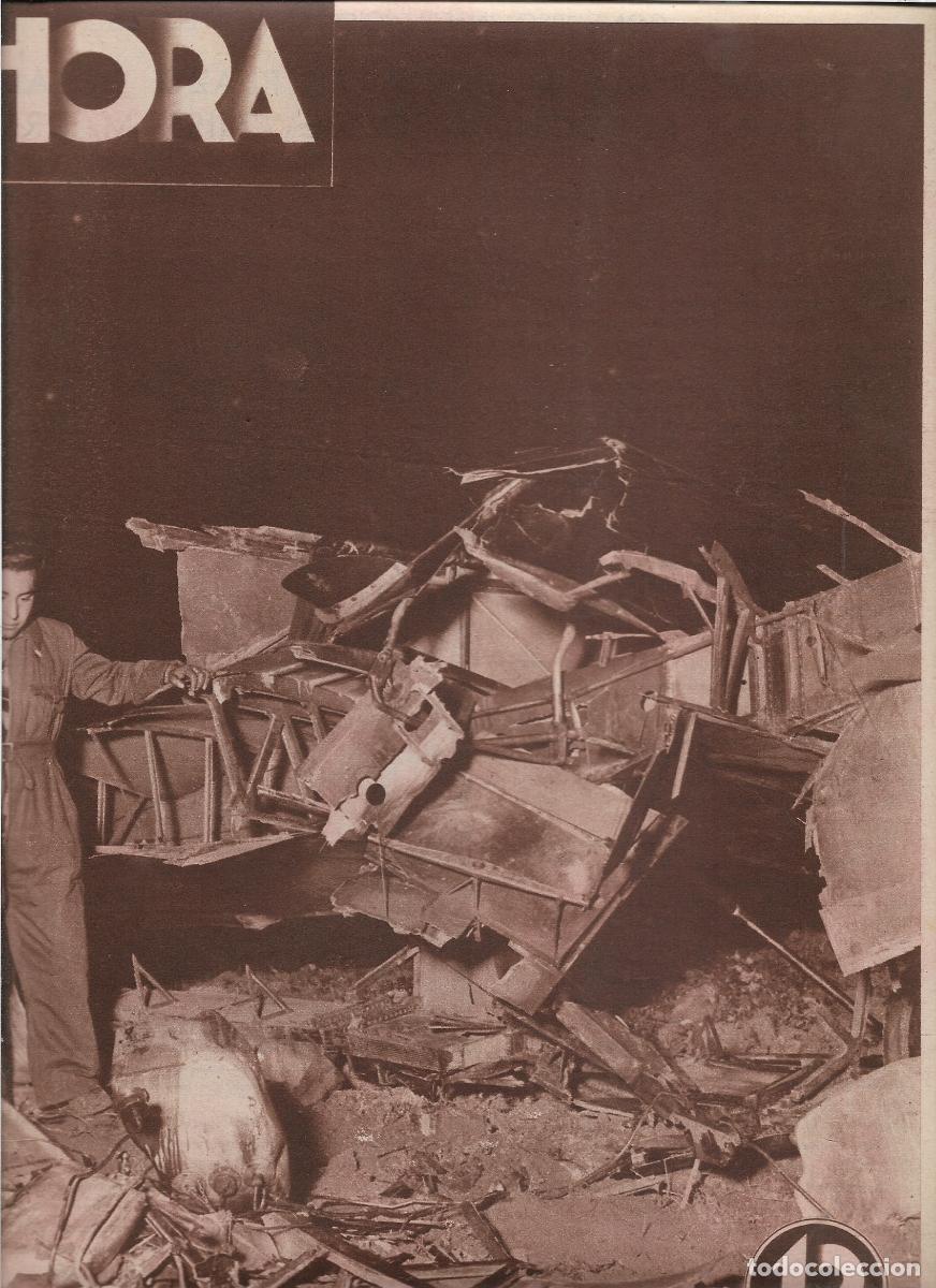 Coleccionismo: 1933 ACCIDENTE AVIACION AEROPUERTO BARAJAS AVIONETA CIVIL SALVADOR GROSO 1 MUERTO ARSENIO RODRIGUEZ
