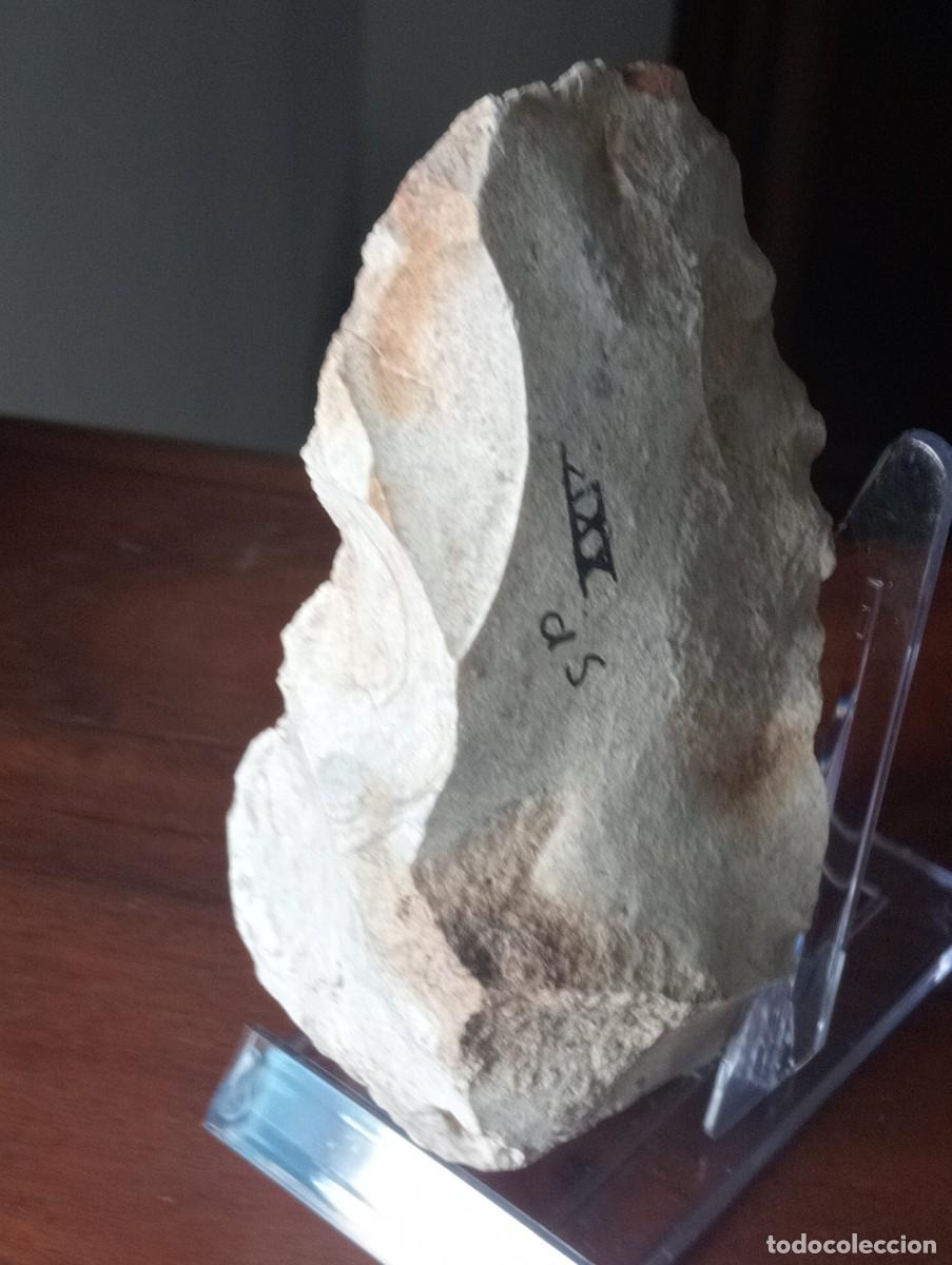 Coleccionismo: Michelsberg, Neol&iacute;tico Gran s&iacute;lex, 14 cm de largo. Cuchillo - 5000 a. C. Hacha -Lote 151