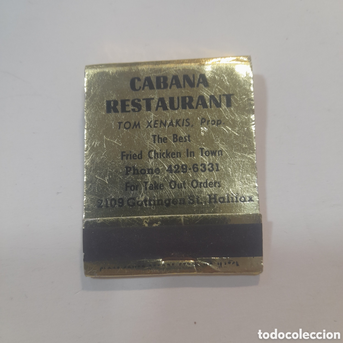 Coleccionismo: Caja de cerillas Cabana Restaurant - Foto 2