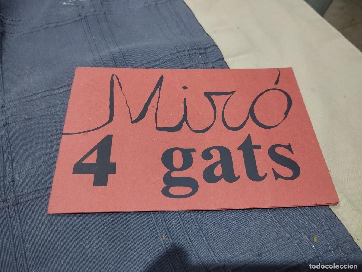 Coleccionismo: MIR&Oacute; 90 ANYS 4 GATS INAUGURACI&Oacute; EXPOSICI&Oacute; POSTERS JOAN MIR&Oacute; ANY 1983