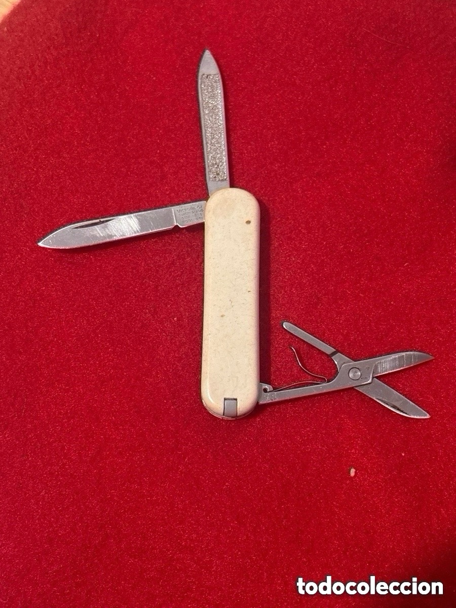 Coleccionismo: Antigua navaja V&iacute;ctorinox Rostfrei miniatura multifuncion (A4)