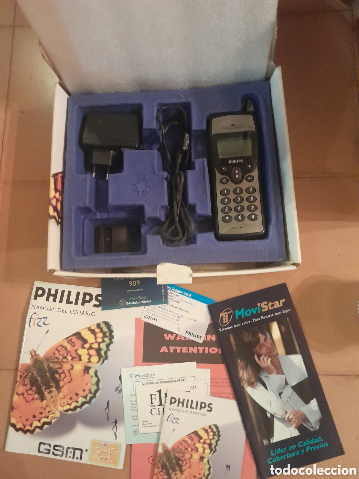 Coleccionismo: Telefono mobil Philips vintage