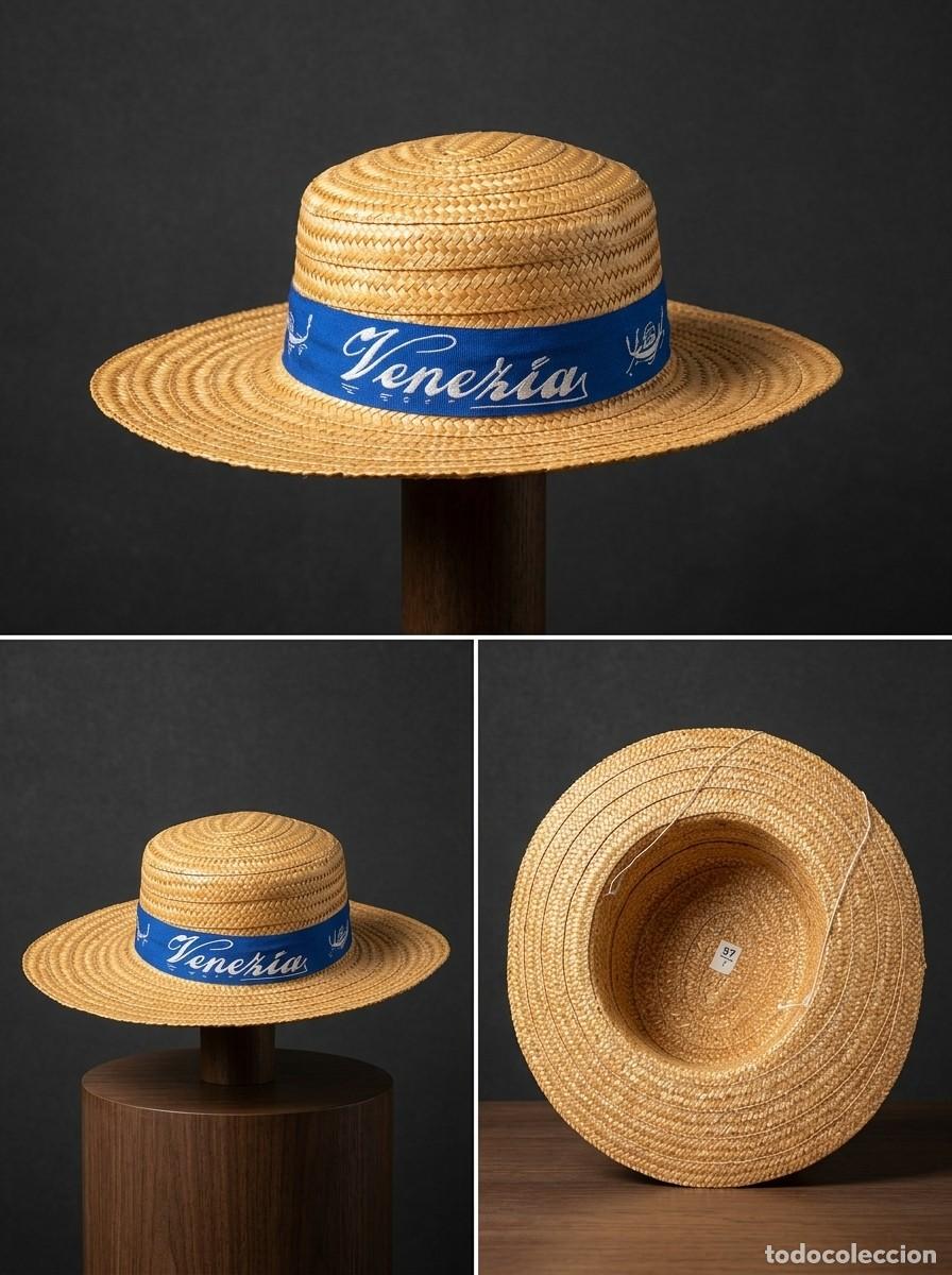 Coleccionismo: Sombrero de gondolero veneciano