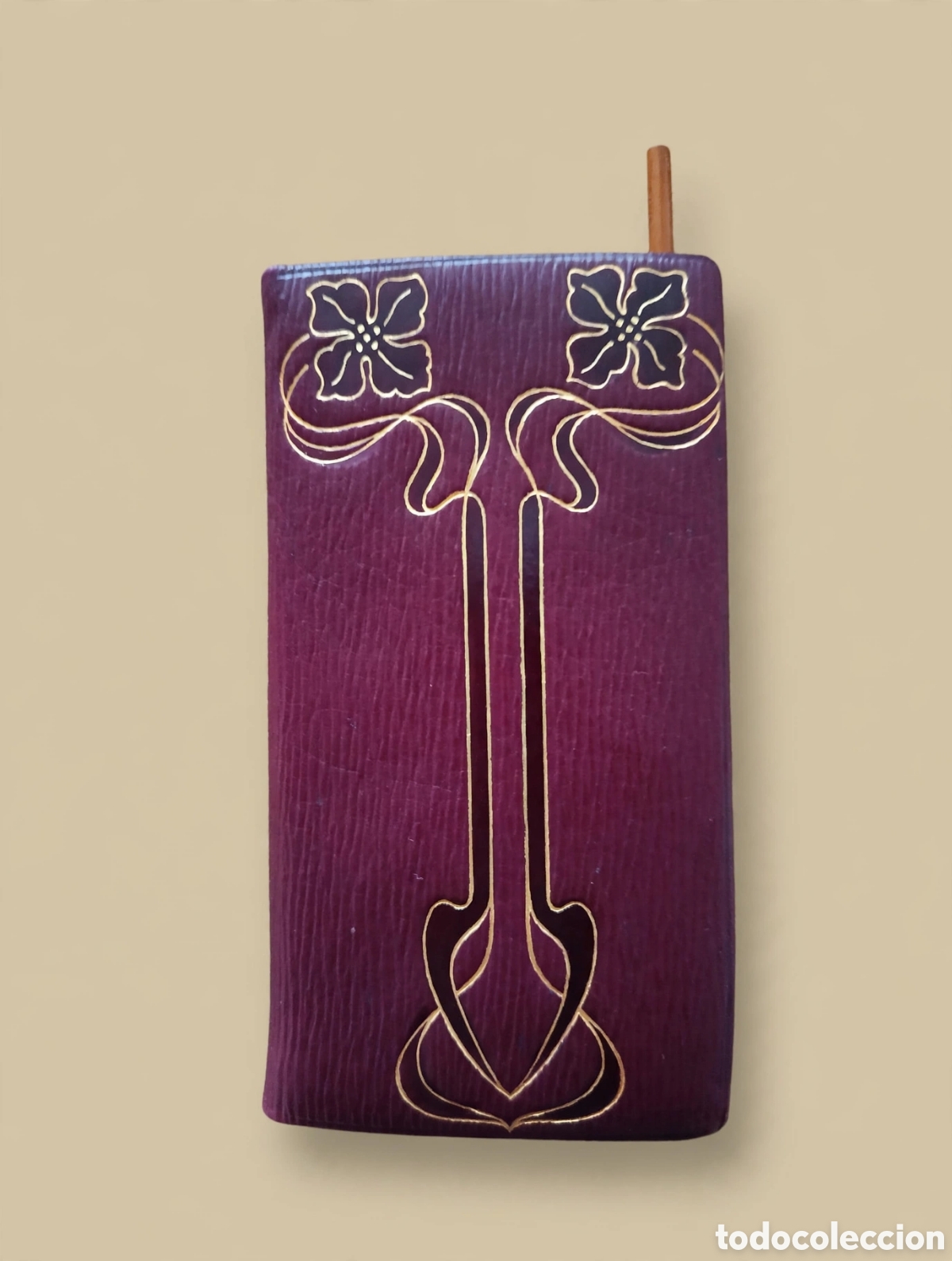 Coleccionismo: Bloc antiguo/carnet de baile estilo Art Nouveau