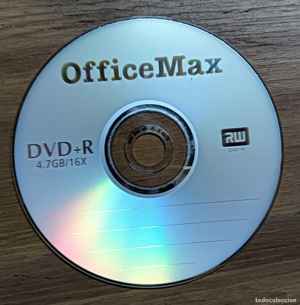 Coleccionismo: DVD+R OFFICEMAX GRABABLE - 4,7 GB - 120 MIN - VELOCIDAD 16X - NUEVO SIN ESTRENAR - A&Ntilde;OS 2000