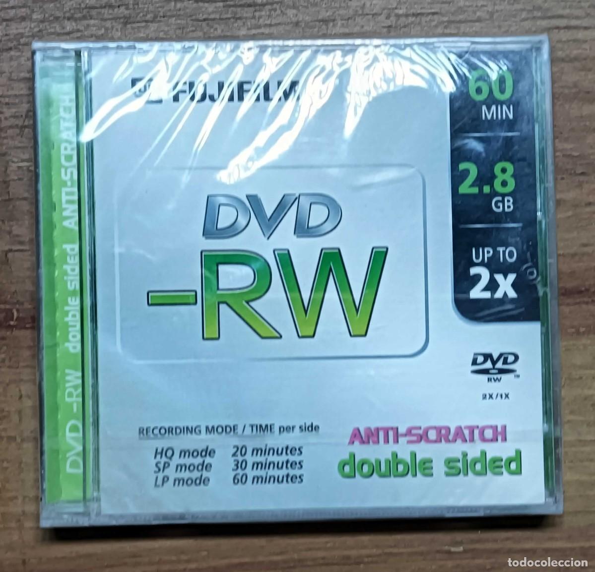Coleccionismo: MINI DVD-RW FUJIFILM DOBLE CARA REGRABABLE - 8 CM - 2,8 GB - 60 MIN - VELOCIDAD 2X - NUEVO PRECINTAD