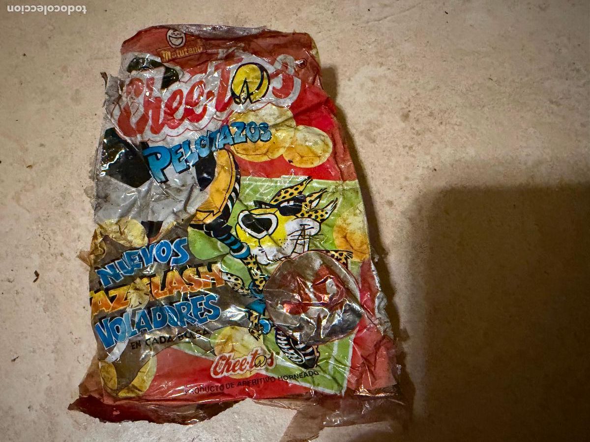Coleccionismo: Envoltorio cheetos pelotazos