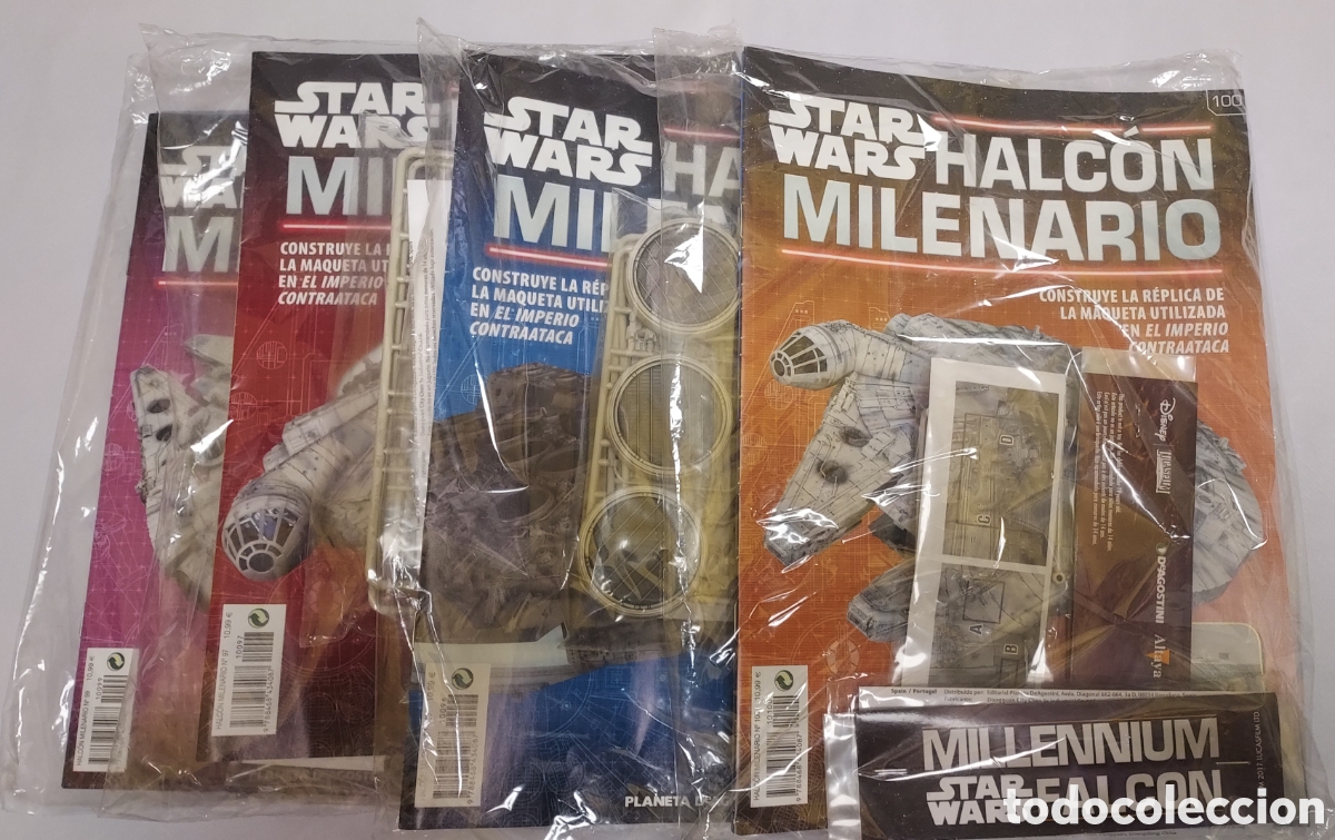 Coleccionismo: Fasciculos Star Wars Halcon Milenario sin abrir 4Uds. Planeta Agostini