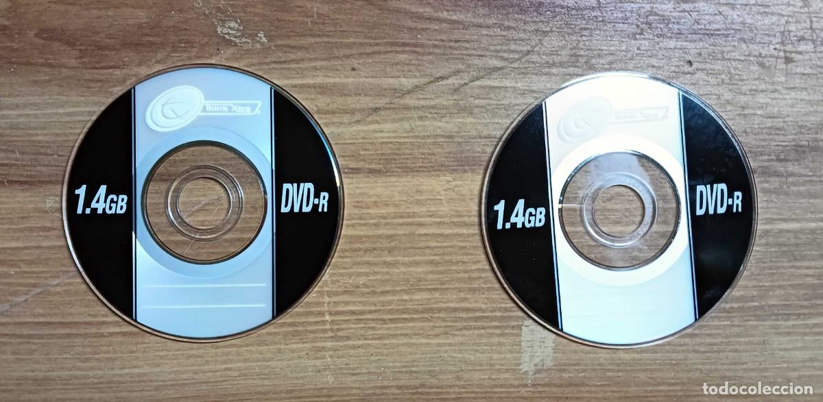 Coleccionismo: LOTE 2 MINI DVD-R GRABABLES - 8 CM - 1,4 GB - NUEVOS SIN ESTRENAR - A&Ntilde;OS 2000